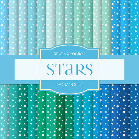 Stars Digital Paper DP4374B - Digital Paper Shop