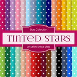 Tinted Stars Digital Paper DP4379B - Digital Paper Shop