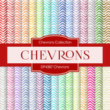 Watercolor Chevrons Digital Paper DP4387 - Digital Paper Shop