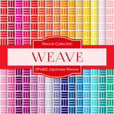 Japanese Weave Digital Paper DP4402 - Digital Paper Shop
