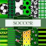 Soccer Digital Paper DP4502 - Digital Paper Shop