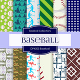 Baseball Digital Paper DP4505 - Digital Paper Shop