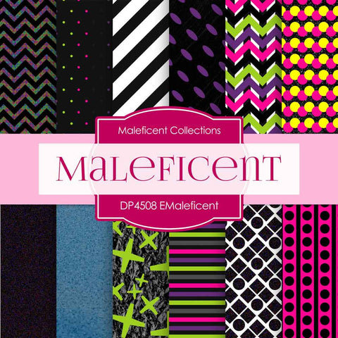 Maleficent Digital Paper DP4508 - Digital Paper Shop