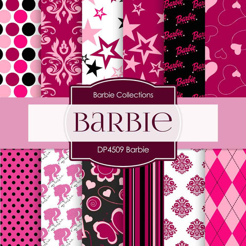 Barbie Digital Paper DP4509 - Digital Paper Shop