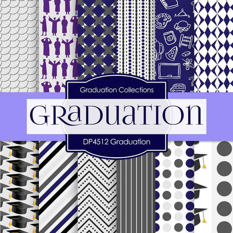 Graduation Digital Paper DP4512 - Digital Paper Shop