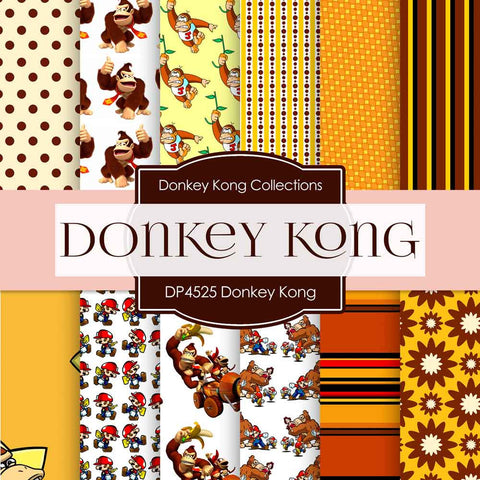 Donkey Kong Paper DP4525 - Digital Paper Shop