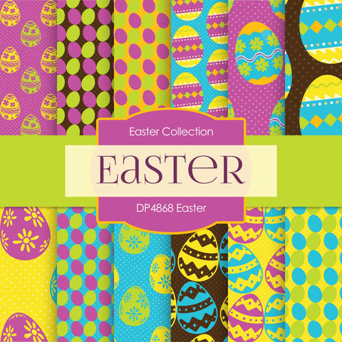 Easter Digital Paper DP4868 - Digital Paper Shop