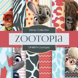 Zootopia Digital Paper DP4897A - Digital Paper Shop