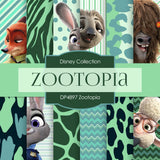 Zootopia Digital Paper DP4897 - Digital Paper Shop