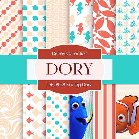 Finding Dory Digital Paper DP4904B - Digital Paper Shop