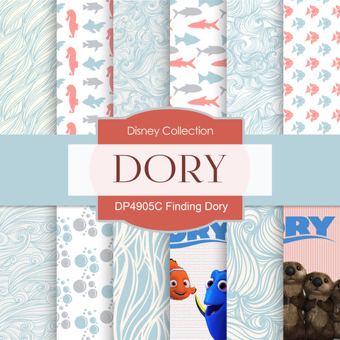 Finding Dory Digital Paper DP4905C - Digital Paper Shop
