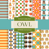 Owl School Digital Paper DP4968 - Digital Paper Shop - 1