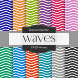Waves Digital Paper DP509 - Digital Paper Shop - 1