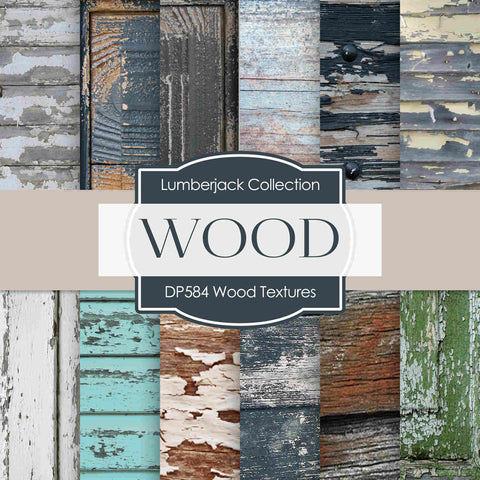 Wood Textures Digital Paper DP584 - Digital Paper Shop