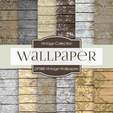 Vintage Wallpapers Digital Paper DP588 - Digital Paper Shop