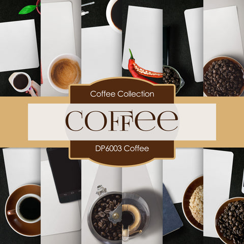 Coffee Digital Paper DP6003 - Digital Paper Shop - 1