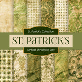 St. Patrick's Day Digital Paper DP6035 - Digital Paper Shop - 1