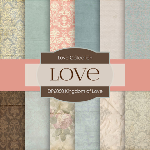 Kingdom of Love Digital Paper DP6050 - Digital Paper Shop - 1