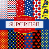 Superman Digital Paper DP6062 - Digital Paper Shop - 1
