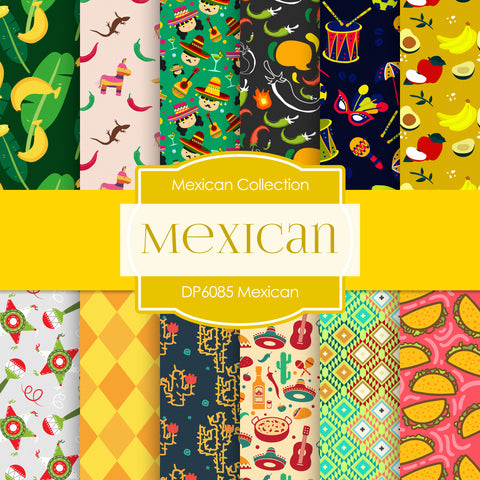 Mexican Digital Paper DP6085A - Digital Paper Shop