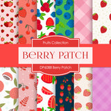 Berry Patch Digital Paper DP6088 - Digital Paper Shop