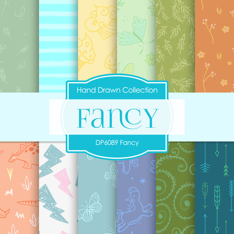 Fancy Digital Paper DP6089 - Digital Paper Shop