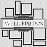 Wall Frames Digital Paper DP6107A - Digital Paper Shop