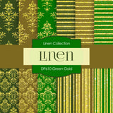 Green Gold Digital Paper DP610 - Digital Paper Shop - 1