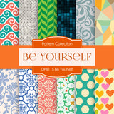 Be Yourself Digital Paper DP6115 - Digital Paper Shop