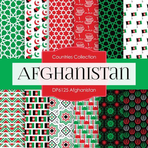 Afghanistan Digital Paper DP6125 - Digital Paper Shop
