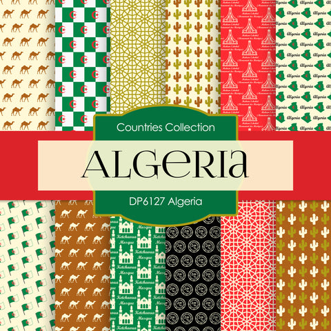 Algeria Digital Paper DP6127 - Digital Paper Shop