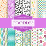 Doodles Digital Paper DP6134 - Digital Paper Shop