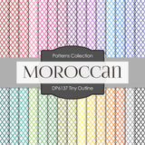 Tiny Outline Digital Paper DP6137B - Digital Paper Shop