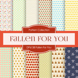 Fallen For You Digital Paper DP6138A - Digital Paper Shop