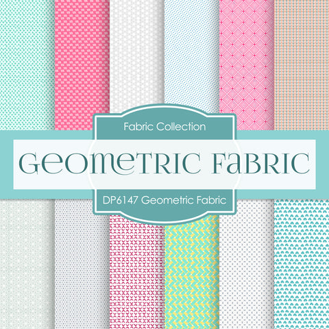 Geometric Fabric Digital Paper DP6147C - Digital Paper Shop