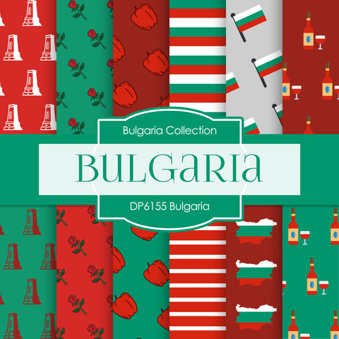 Bulgaria Digital Paper DP6155 - Digital Paper Shop