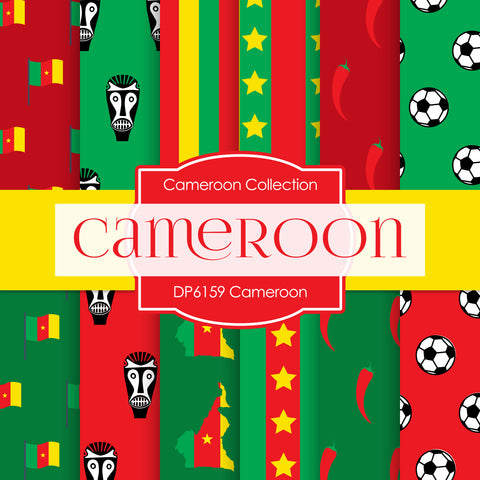 Cameroon Digital Paper DP6159 - Digital Paper Shop