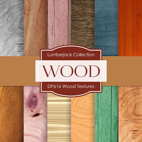 Wood Textures Digital Paper DP616B - Digital Paper Shop