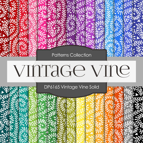 Vintage Vine Solid Digital Paper DP6165A - Digital Paper Shop