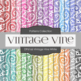 Vintage Vine White Digital Paper DP6166A - Digital Paper Shop