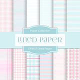 Lined Paper Digital Paper DP6167C - Digital Paper Shop