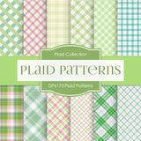 Plaid Patterns Digital Paper DP6173B - Digital Paper Shop