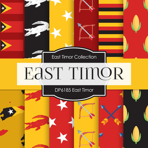 East Timor Digital Paper DP6185 - Digital Paper Shop