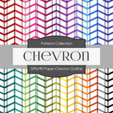 Paper Chevron Outline Digital Paper DP6190A - Digital Paper Shop