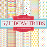 Rainbow Trims Digital Paper DP6190B - Digital Paper Shop