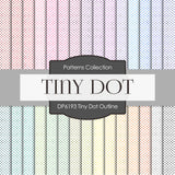 Tiny Dot Outline Digital Paper DP6193A - Digital Paper Shop