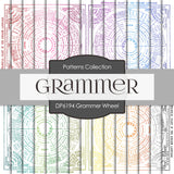 Grammer Wheel Digital Paper DP6194A - Digital Paper Shop