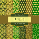 Green Gold Digital Paper DP619 - Digital Paper Shop