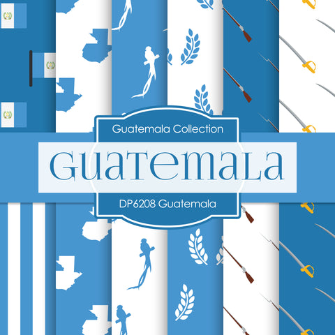 Guatemala Digital Paper DP6208 - Digital Paper Shop