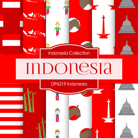 Indonesia Digital Paper DP6219 - Digital Paper Shop